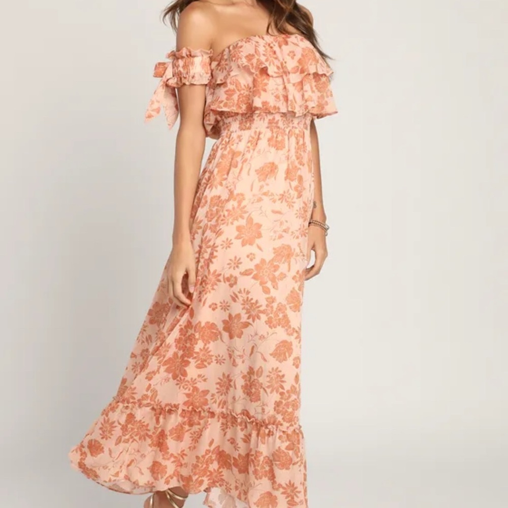 Lulu's Love and Blooms Floral Dress